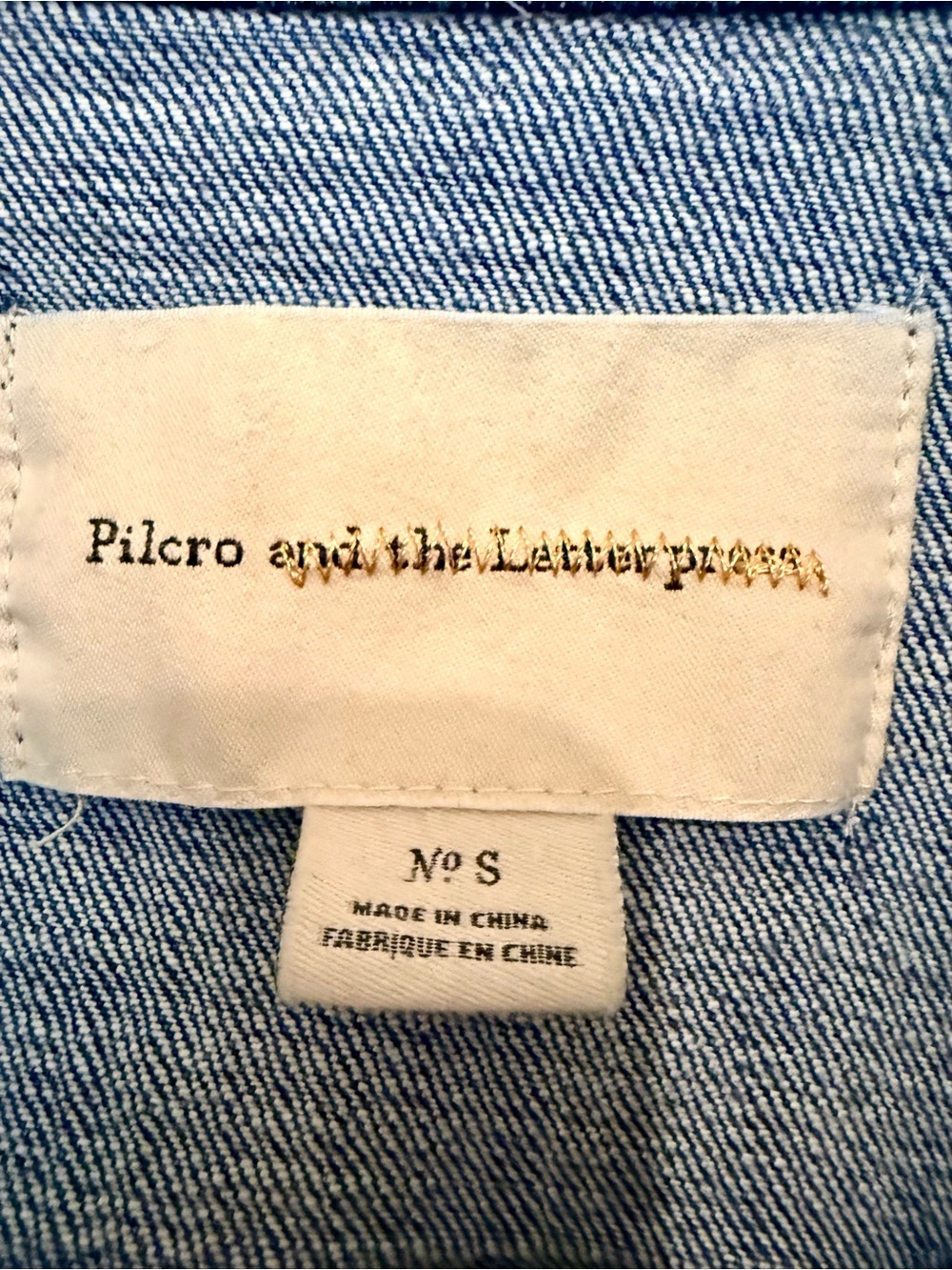 Anthropologie Pilcro & the Letterpress Slim Fit Denim Jacket - Picture 2 of 4